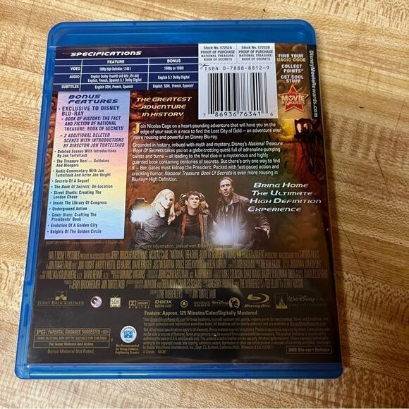 National Treasure 2: Book of Secrets [Blu-ray]‎ - Blu-ray - VERY GOOD - Picture 2 of 3